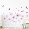 Cartoon Wandsticker Kinderzimmer Pusteblume Schmetterling Produktbild-Vorschau 2