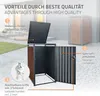 ML-Design Mülltonnenbox 1er für 1 Tonne 240L 68x80x116,3 Produktbild-Vorschau 3