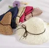 Frauen Strohhut Damen Sonnenhut Atmungsaktiv Sommerhut Produktbild-Vorschau 2