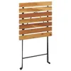 vidaXL Bistro stůl skládací 55x54x71 cm masivní dřevo teak Náhled obrázku produktu 6