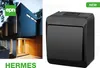 Elektro-Plast | Pulsante Doppio Hermes 0337-09 - Nero - Anteprima dell’immagine prodotto 2