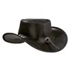 Buffalo Bill Herren Damen Western Cowboy Leder Hut Antik Produktbild-Vorschau 3