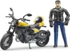 Bruder Motorrad Ducati Scrambler mit Fahrer Produktbild-Vorschau 9