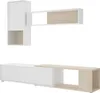 Dmora Parete Attrezzata Fortuna 41x230x180h cm Bianco Anteprima dell’immagine prodotto 7
