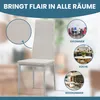 Albatros Jídelní židle MILANO sada 4 kusů, bílá - čalouněná Náhled obrázku produktu 5