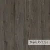 A close-up of a wood-grain texture with the text 'Dark Coffee' overlaid. Produktbild-Vorschau