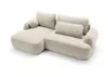 Ecksofa mit Schlaffunktion und Bettkasten Couch links Zuri Produktbild-Vorschau 3