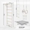 Dětský gymnastický žebřík (210 cm) | Dřevěný žebřík na zeď Náhled obrázku produktu 2