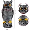 Eulen-Vogelschreck 35cm – Realistische Gartenfigur, Produktbild-Vorschau 4