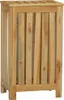 A front view of a wooden laundry hamper. Náhľad obrázku produktu