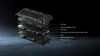 An exploded view diagram of a mechanical keyboard, showing its internal layers and materials. Produktbild-Vorschau