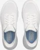 A top-down view of a pair of white Skechers Slip-ins GO WALK Flex shoes. Anteprima dell’immagine prodotto