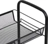 vidaXL Kuchyňský vozík 5 polic černý 46x26x105 cm Železo Náhled obrázku produktu 5