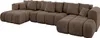 ALTDECOR Ecksofa in U-Form mit Schlaffunktion und Produktbild-Vorschau 2