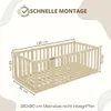 Crazy Pine Kinderbett 90x180 cm – Natürlichem Holz - Produktbild-Vorschau 2