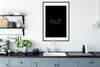 MuchoWow® Gerahmtes Poster Zitat - Leben - Gold 60x90 cm - Produktbild-Vorschau 4