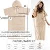 Frottee Badeponcho Damen Herren Surf Poncho 100% Baumwolle Produktbild-Vorschau 5