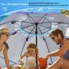 Ombrellone da spiaggia Jayseuw Ombrellone 210 cm Protezione Anteprima dell’immagine prodotto 3