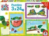Raupe-Kokon-Schmetterling, 3x24 Teile Produktbild-Vorschau 1