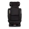 A studio shot of a black car seat against a white background. Produktbild-Vorschau