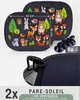 2x HECKBO Parasoles para coche infantil con diseño de Vista previa de la imagen del producto 2