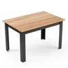 Mondeer Esstisch Esszimmertisch 120 x 80 x 75cm, Schwarz & Produktbild-Vorschau 8