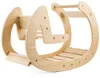 Holzschaukel Montessori - Spielplatz - Naturholz - ab 12 Produktbild-Vorschau 3