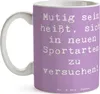 Mr. & Mrs. Panda heißgetränkebecher Spruch Neue Sportart Produktbild-Vorschau 3