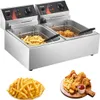 VEVOR wunicorn Fritteuse 295 x 235 x 150 mm Commercial Produktbild-Vorschau 9