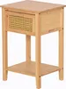 A wooden nightstand with a drawer and a shelf. Podgląd zdjęcia produktu