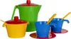 11 teiliges Kinder Küche Geschirr Set Kaffeeservice Kanne Produktbild-Vorschau 2