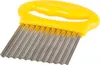 A yellow and silver wavy-edged cutter. Podgląd zdjęcia produktu