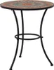 vidaXL Tavolo bistrot a mosaico arancio/grigio 60 cm in Anteprima dell’immagine prodotto 8