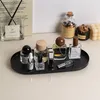 Tablett Schwarz Deko Extra groß 38 x 15 cm, Edelstahl Produktbild-Vorschau 6