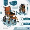 Rolstoel, opvouwbaar. Twee remsystemen. Zitbreedte 41 cm. Productafbeelding-voorbeeld 10