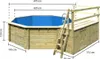 Terrasse Erweiterung rechts/links für Pool Achteck 400 x Produktbild-Vorschau 3