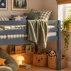Homestyle4u Hochbett 90x200 mit Lattenrost Kinderbett Weiß Produktbild-Vorschau 6