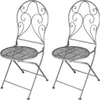 Gartenstuhl 2er-Set Lani Grau Produktbild-Vorschau 1