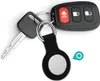 A car key, a car remote, and a tracker tag on a keychain. Produktbild-Vorschau