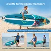 SUP-Board 320x84x15 cm, Bis zu 160 kg, extra breites iSUP, Produktbild-Vorschau 8