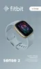 Fitbit Smartwatch Sense 2 Blu nebbia Oro morbido Anteprima dell’immagine prodotto 10