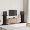 vidaXL Stojan na reproduktory 2 ks černý 30x30x80 cm Náhled obrázku produktu 2