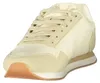 Beige Damenschuhe mit Schnürsenkeln und kontrastierenden Produktbild-Vorschau 3