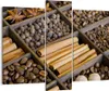 Bild auf Leinwand - Leinwandbild - Zimt Vanille Kaffee Produktbild-Vorschau 1