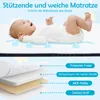 COSTWAY Lit d'appoint 3 en 1, Lit de voyage pour bébé Voir les images du produit 6