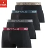 Buffalo Boxer Boxershorts für Herren 4 -teilig schwarz Produktbild-Vorschau 1