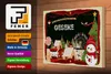 Holzschild Weihnachten Grüße aus GESEKE Geschenk 30x20cm Produktbild-Vorschau 3
