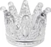 Clayre & Eef Teelichthalter Krone Ø 7x5 cm Transparant Glas Produktbild-Vorschau 1