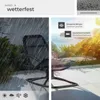 tectake® Gartenliege Toulon, ergonomisch, Schwingfunktion Produktbild-Vorschau 6