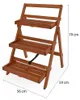 CASARIA® Kvetinové schody 80x60x56cm Akácia s certifikátom Náhľad obrázku produktu 7
